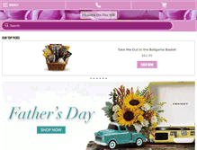 Tablet Screenshot of flowersonthehill.net